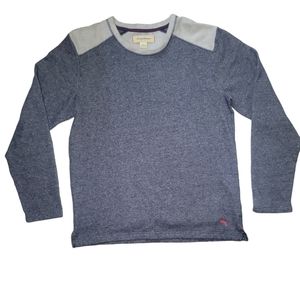 Tommy Bahama Blue/Gray Long Sleeve Pullover Sweater Size Large